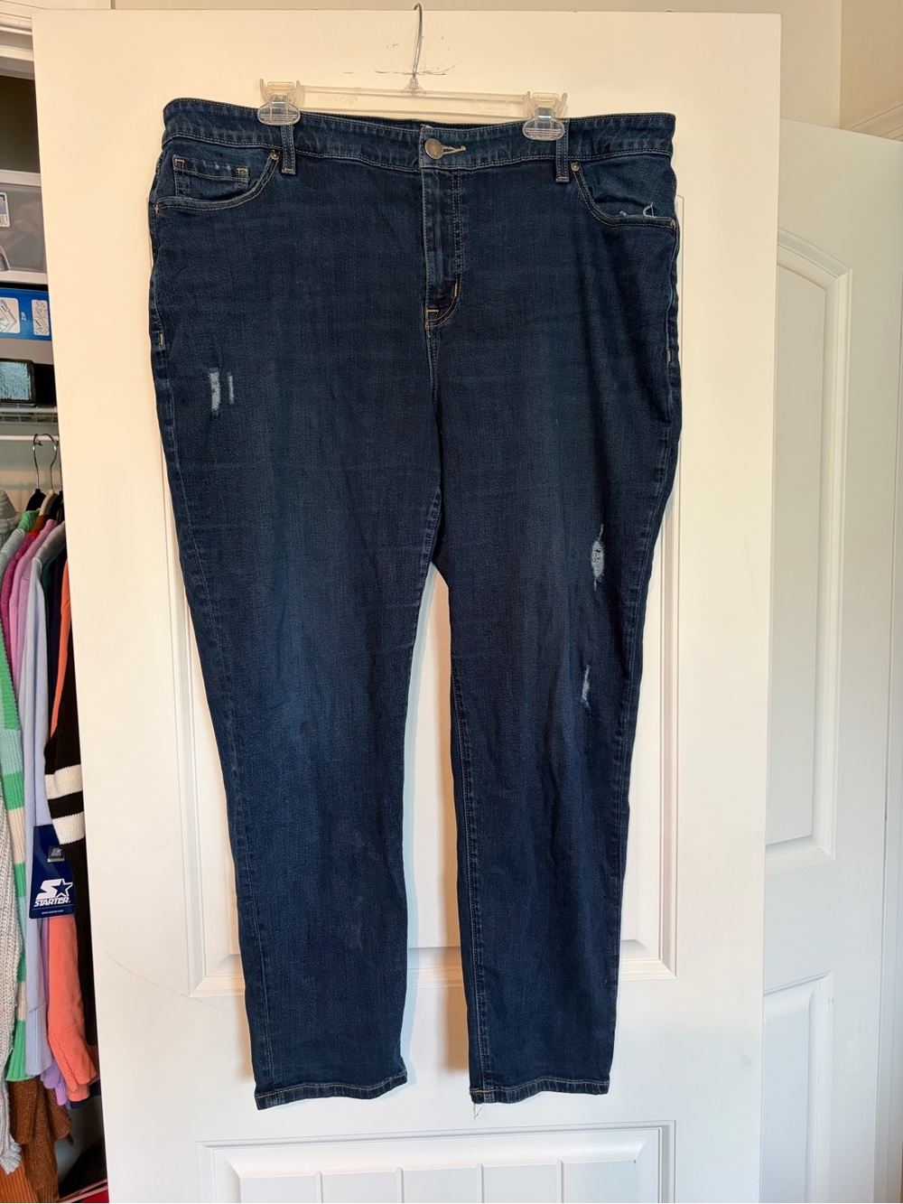 Lane Bryant Dark Blue Skinny Jeans